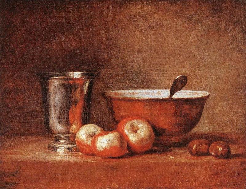 jean-Baptiste-Simeon Chardin The Silver Goblet oil painting image